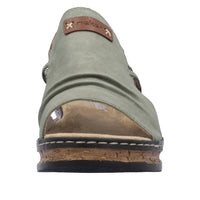 Rieker 62962-52 Green Sandals