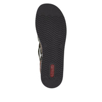 Rieker 62962-52 Green Sandals