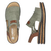 Rieker 62962-52 Green Sandals
