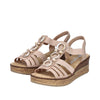 Rieker 63778-31 Pink Sandals