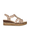 Rieker 63778-31 Pink Sandals