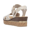 Rieker 63795-60 Beige Sandals