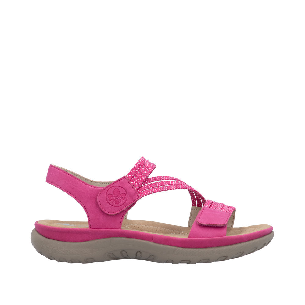 Rieker 64870-31 Pink Sandals