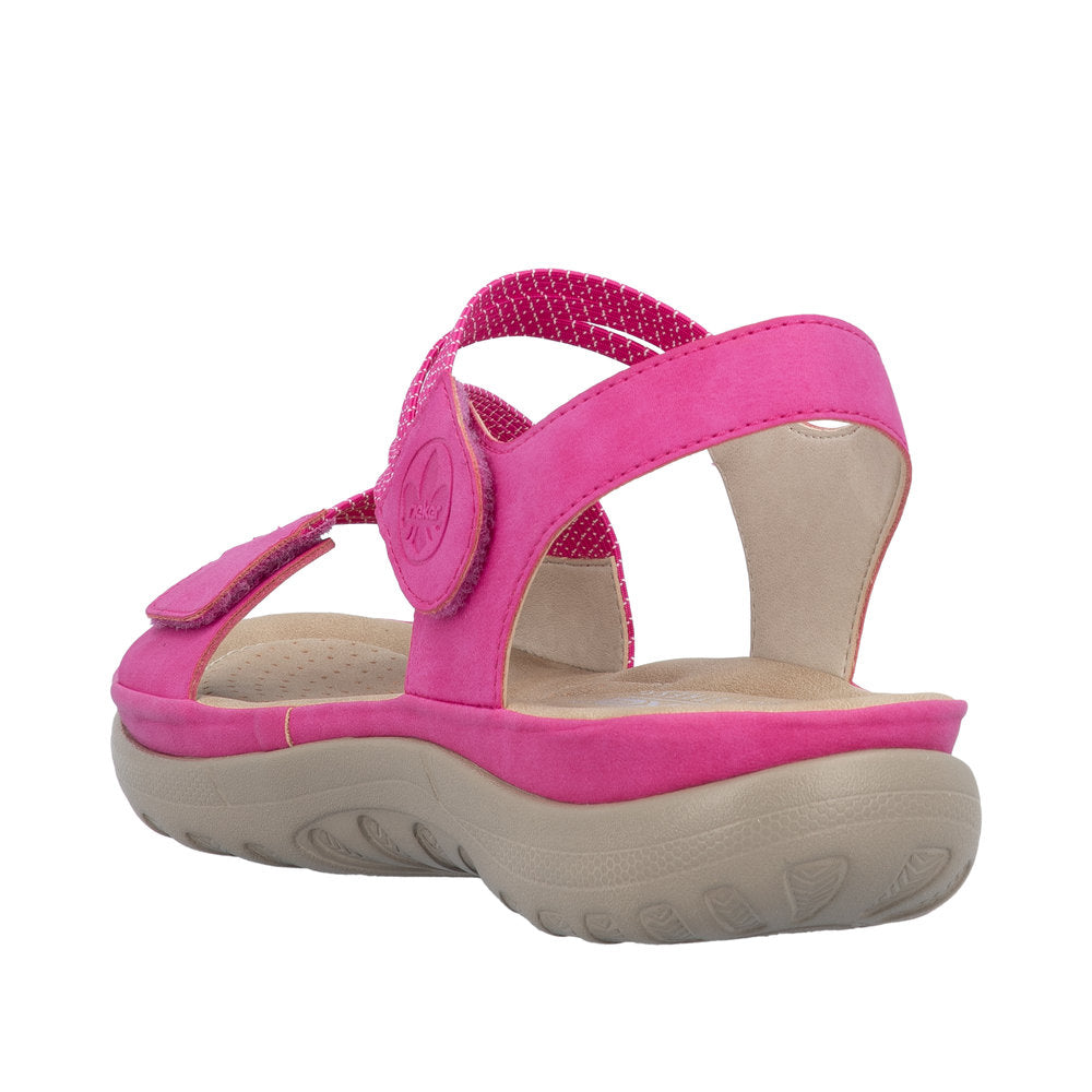 Rieker Franja 64870-31 Pink Sandals