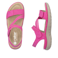 Rieker Franja 64870-31 Pink Sandals