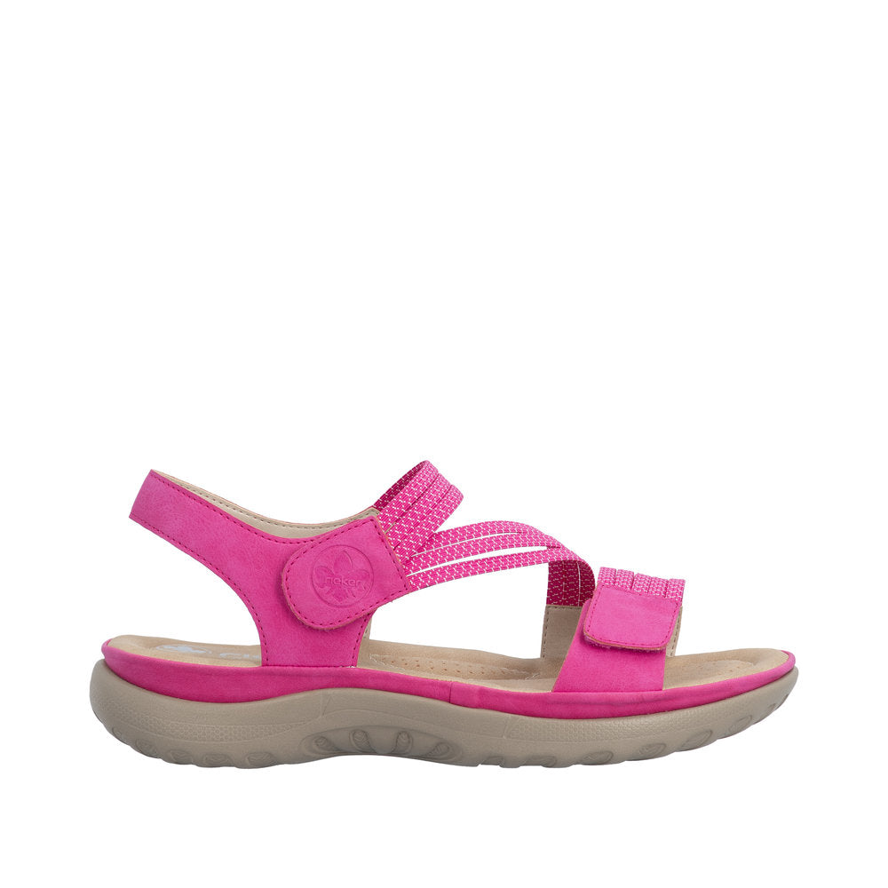 Rieker Franja 64870-31 Pink Sandals