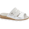 Waldlaufer 650501-200-267 Weiss Cement Sandals