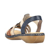 Rieker 65918-90 Blue Combination Sandals