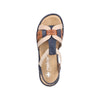 Rieker 65918-90 Blue Combination Sandals