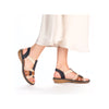 Rieker 65918-90 Blue Combination Sandals