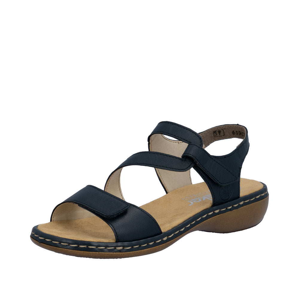 Rieker Regina 659C7-16 Blue Sandals