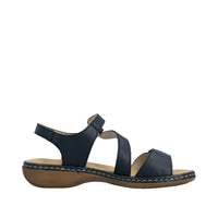 Rieker Regina 659C7-16 Blue Sandals