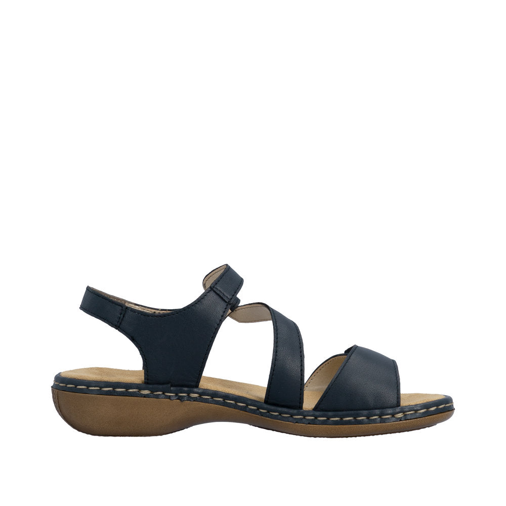 Rieker Regina 659C7-16 Blue Sandals