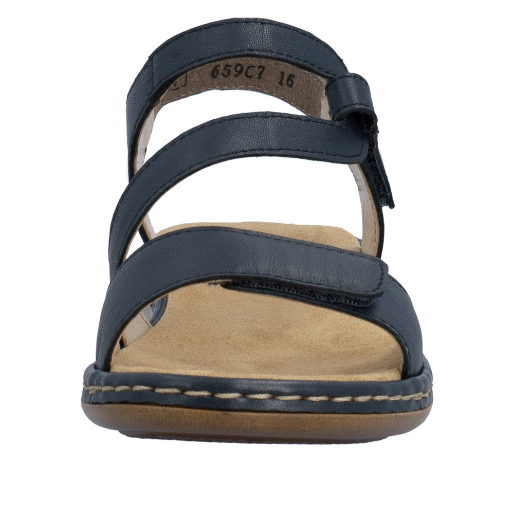 Rieker Regina 659C7-16 Blue Sandals