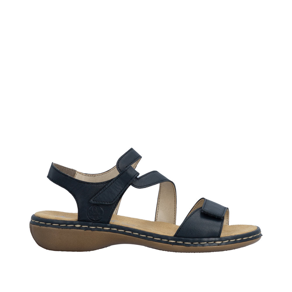 Rieker Regina 659C7-16 Blue Sandals