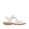 Rieker 659C7-80 White Sandals