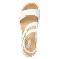Rieker 659C7-80 White Sandals