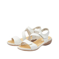 Rieker 659C7-80 White Sandals