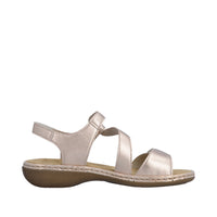 Rieker Regina 659C7-89 Metallic Sandals