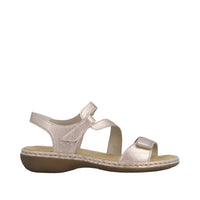 Rieker Regina 659C7-89 Metallic Sandals