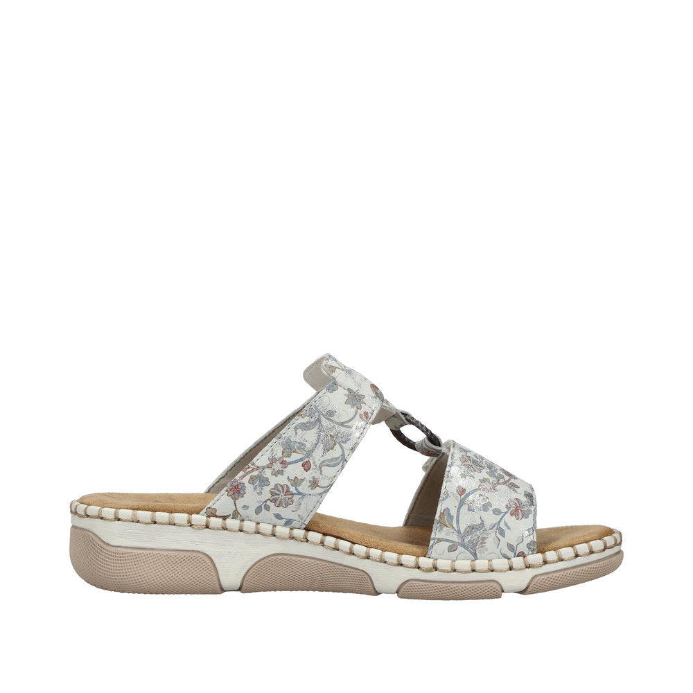 Rieker Rachel 66292-90 Metallic Wide Sandals