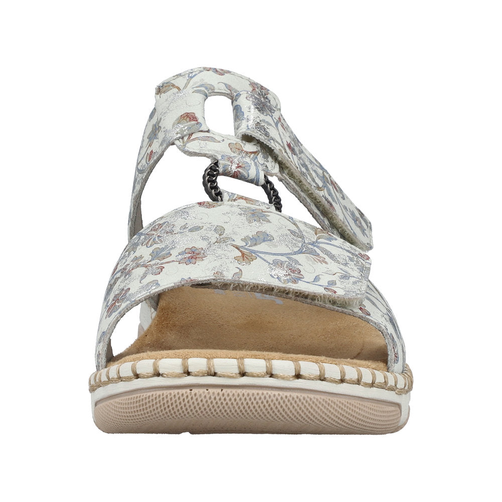 Rieker Rachel 66292-90 Metallic Wide Sandals