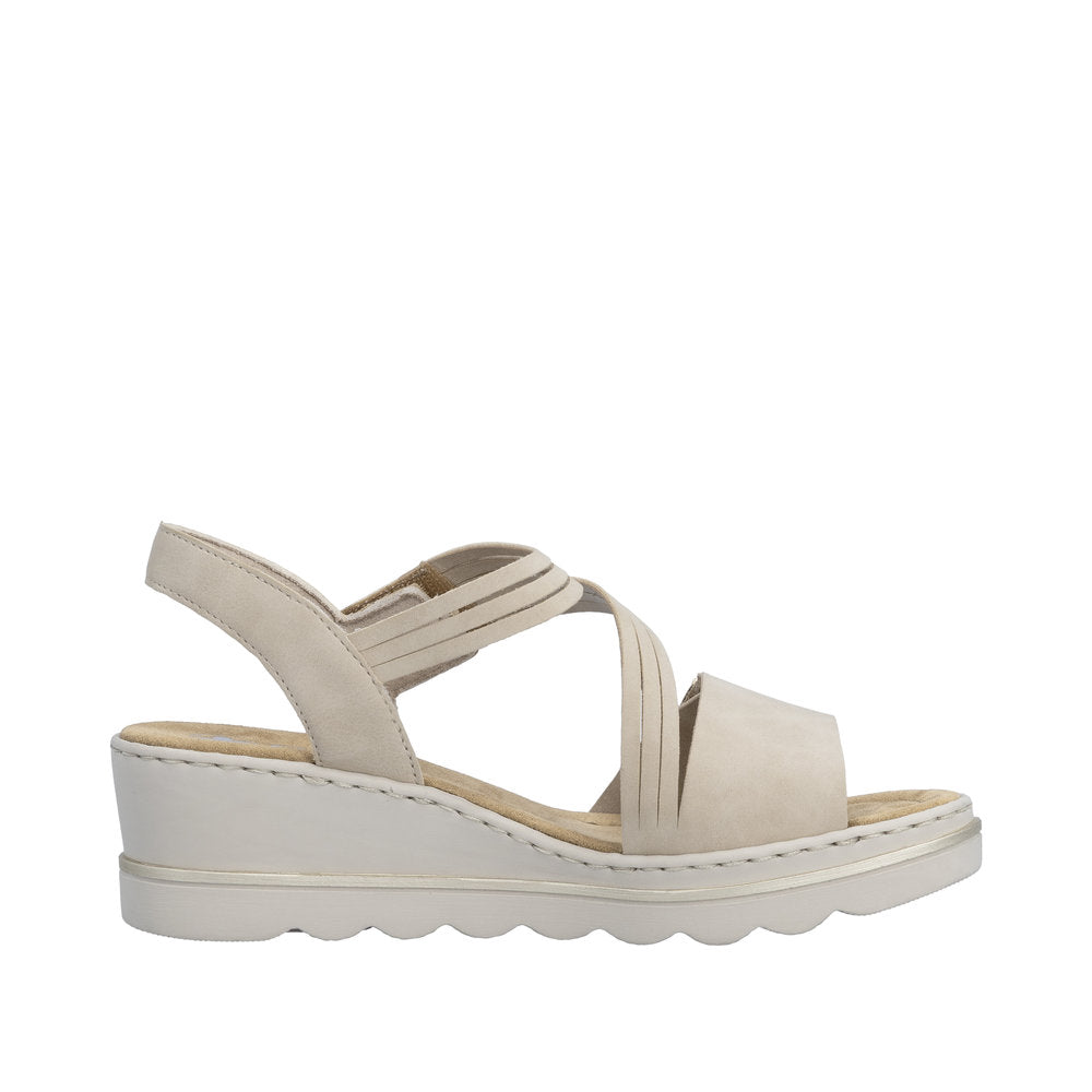 Rieker Rose 67410-62 Beige Sandals