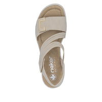 Rieker Rose 67410-62 Beige Sandals