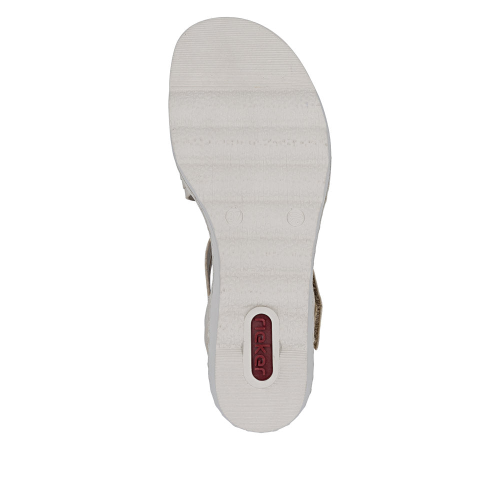 Rieker Rose 67410-62 Beige Sandals