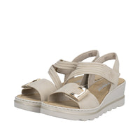 Rieker Rose 67410-62 Beige Sandals