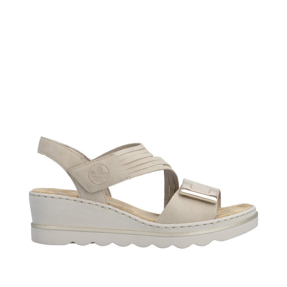 Rieker Rose 67410-62 Beige Sandals