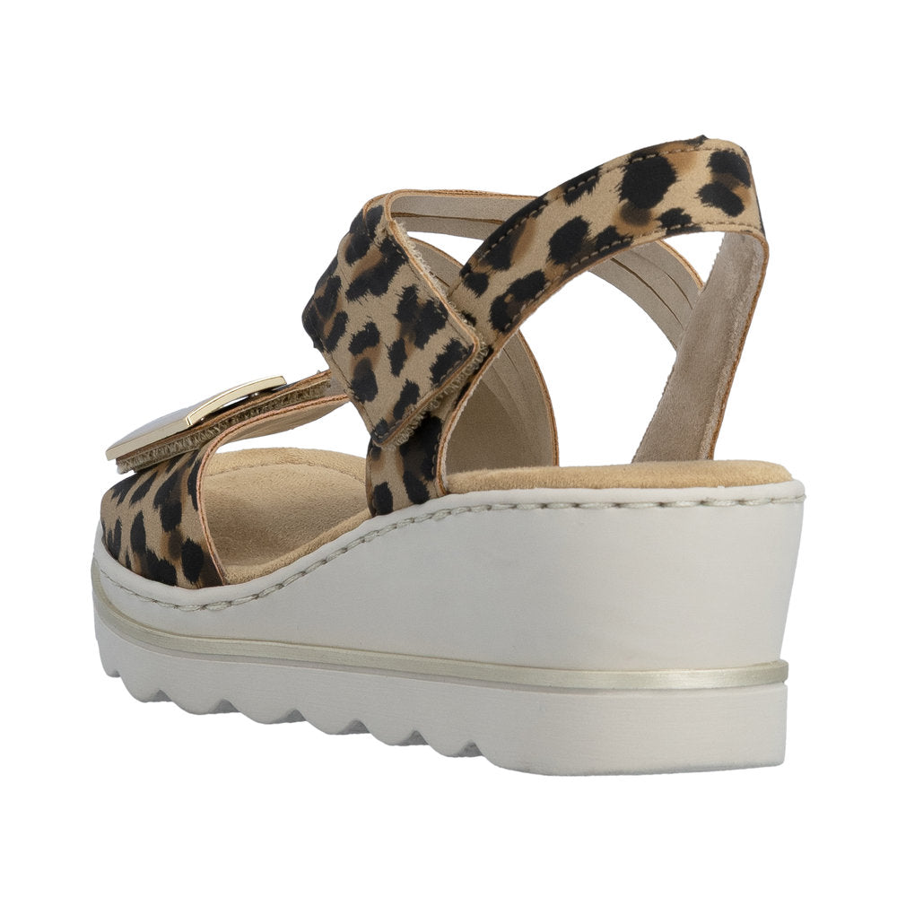 Rieker Rose 67410-90 Metallic Sandals