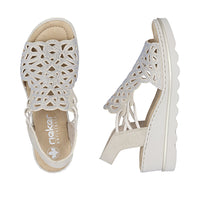 Rieker Rose 67465-62 Beige Sandals