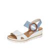 Rieker 67476-10 Blue Combination Sandals