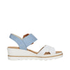 Rieker 67476-10 Blue Combination Sandals