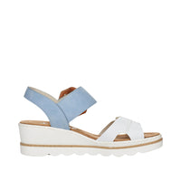 Rieker 67476-10 Blue Combination Sandals