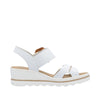 Rieker 67476-83 White Combination Sandals