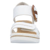 Rieker 67476-83 White Combination Sandals