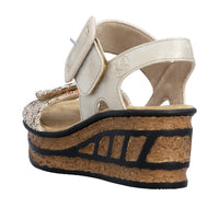 Rieker Rose 68172-60 Beige Sandals