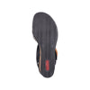 Rieker 68176-00 Black Combination Sandals