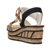 Rieker 68176-64 Beige Combination Sandals