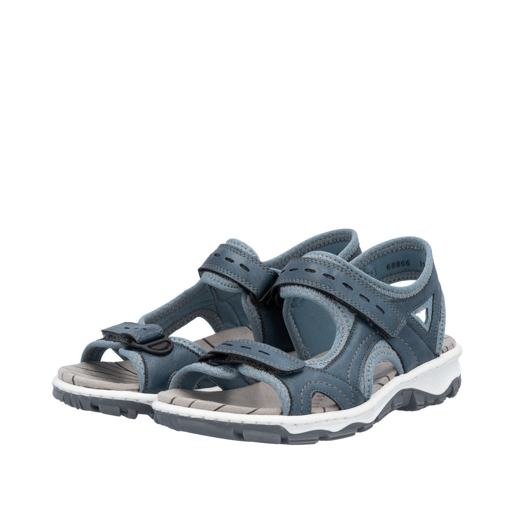 Rieker Clara 68866-12 Petrol Sandals