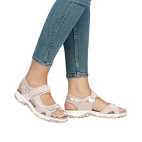 Rieker 68866-31 Pink Sandals