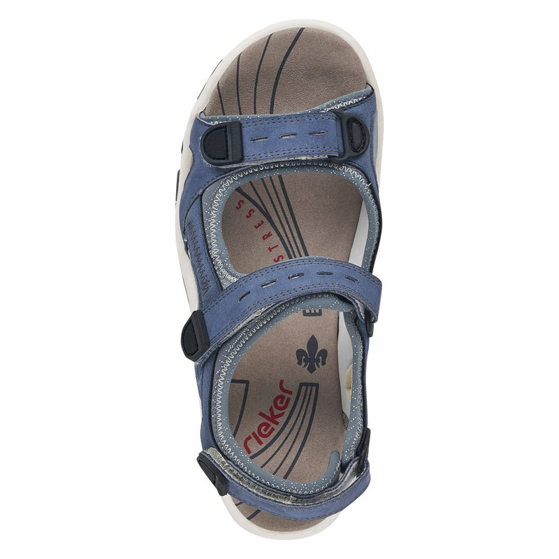Rieker 68874-14 Blue Sandals