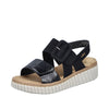 Rieker 69260-00 Black Sandals