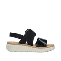 Rieker 69260-00 Black Sandals