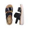 Rieker 69260-00 Black Sandals