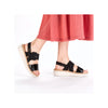 Rieker 69260-00 Black Sandals