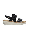 Rieker 69260-00 Black Sandals
