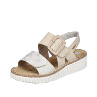 Rieker 69260-60 Beige Sandals